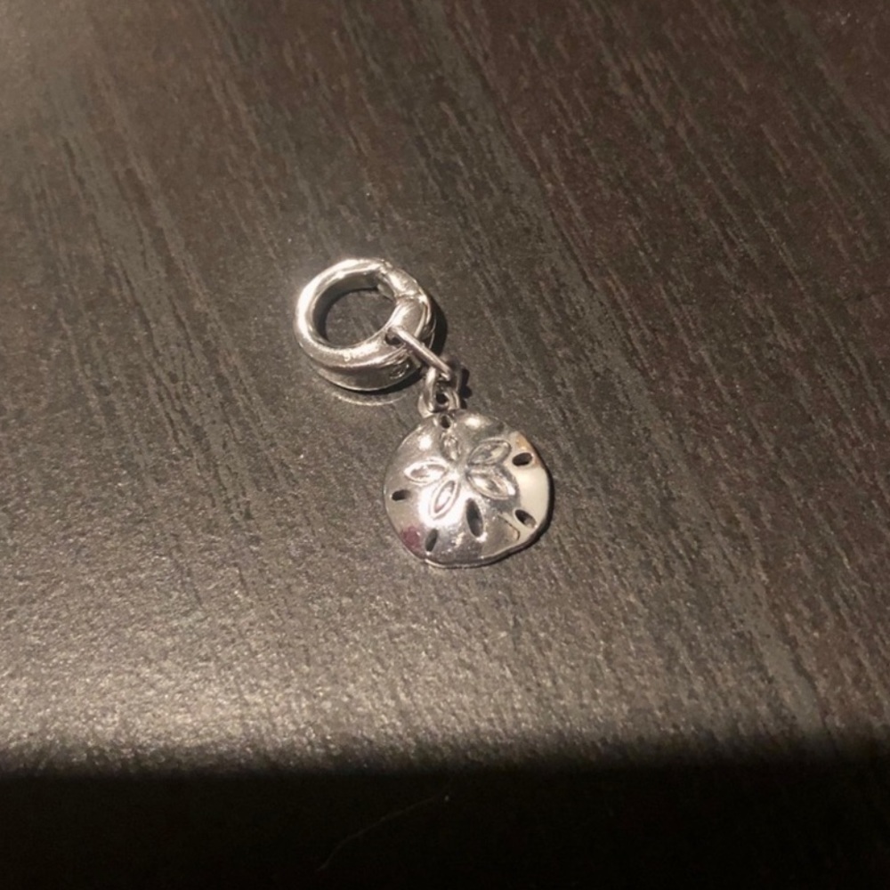 Sand Dollar Fossil Charm